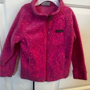 Columbia Kids Bright Pink Fleece Jacket